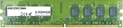 Immagine prodotto di 2-Power MEM1303A, 4 GB, 1 x 4 GB, DDR2, 800 MHz, DIMM a 240 pin, Zelená