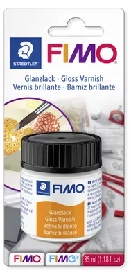 Produktbild von STAEDTLER FIMO 8704 Glanzlack Blisterkarte Glas mit 35 ml