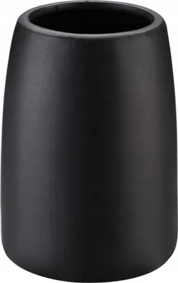 Zdjęcie produktu dla Kubek Łazienkowy Albano Czarny 350 Ml - Ceramika, Alsea