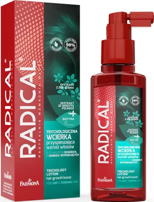 Zdjęcie produktu dla Radical Wcierka Przyspieszająca Wzrost Włosów 100 Ml