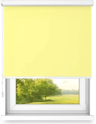 Produktbild von Time4Blinds, Rollo Fenster, Kassettenrollo Leichte Zitrone - Links, 140x120cm