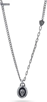 Produktbild von Police Halskette Kette mit Totenkopf-Anhänger PEAGN2212101
