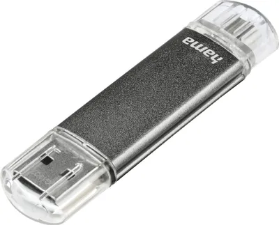 Produktbild von Hama USB 2.0 OTG Speicherstick FlashPen Laeta Twin, 32GB