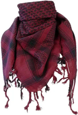 Produktbild von Rock Daddy Schal Uni Tuch bordeaux/schwarz Standard