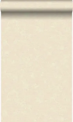 Produktbild von Origin Wallcoverings Tapete Uni Crême-Beige 53 cm x 10.05 m
