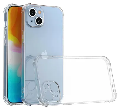 Immagine prodotto di Per Apple iPhone 15 Plus Custodia protettiva in TPU antiurto Custodia trasparente per cellulare