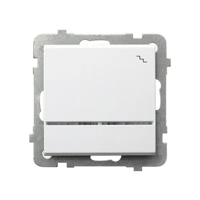 Obrázok produktu pre Ospel ŁP-3RS/m/00, Biela, IP20, 250 V, 16 A, 71 mm, 42 mm