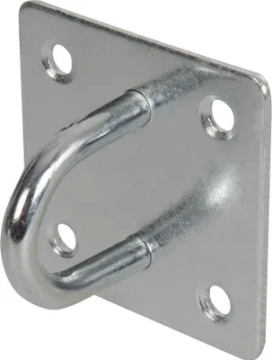 Produktbild von Galvanisierte Augplatte 50 x 50 mm Öse Wandhaken