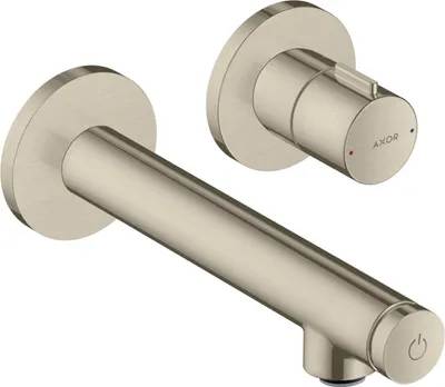 Produktbild von Select-Waschtischmischer AXOR UNO 165 UP, Wandmontage brushed nickel brushed nickel