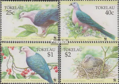 Produktbild von Briefmarken Tokelau 1995 Mi 210-213 (kompl.Ausg.) postfrisch Pazifikfruchttaube
