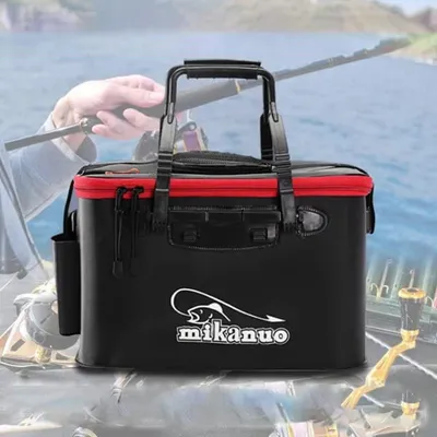 Produktbild von Angeltaschen, Angelkoffer, 23L Angeltasche, Angelbox, Falteimer, Eimer faltbar, Köderfischeimer