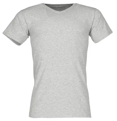 Produktbild von Fruit of the Loom Valueweight V-Neck T Farbe: graumeliert Größe: 4XL