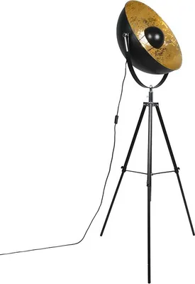 Immagine prodotto di Lampada da tavolo intelligente industriale, nera, a treppiede, con Wi-Fi, modello A60 Magna 50 Eglip