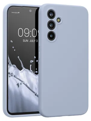 Produktbild von kwmobile Hülle kompatibel mit Samsung Galaxy A54 5G - Hülle Silikon gummiert - Handyhülle - Handy Case in Hellblau matt