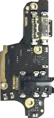 Produktbild von Clappio, Ersatzteil Ladebuchse, USB-C Stecker + 3.5mm Klinkenbuchse Xiaomi Redmi Note 9S, Schwarz
