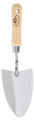 Produktbild von Blumenkelle Holzgriff mit Edelstahlblatt für leichtes Pflanzen