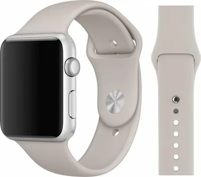Produktbild von Original Apple Sport Armband S/M + M/L 42/44/45mm MPUU2ZM/A Pebble