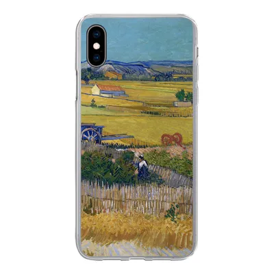 Produktbild von MuchoWow® Handyhülle Schutzhülle Hülle für iPhone Xs Die Ernte - Vincent van Gogh Silikon Softcase Handy Hülle - Handytasche