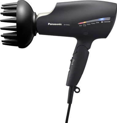 Produktbild von Panasonic EH-NA9J-K, Schwarz, Roségold, Einfarbig, Hängender Ring, Tasten, Schieber, 1800 W, 240 V