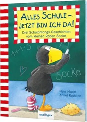 Produktbild von Der kleine Rabe Socke: Alles Schule - jetzt bin ich da! Drei Schulanfangs-Geschichten vom kleinen Raben Socke