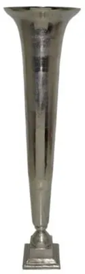 Produktbild von Casa Padrino Antik Stil Vase Aluminium 25 cm - 25 cm - H. 95 cm - Hotel Dekoration - Barock Blumengefäss Pflanzentopf