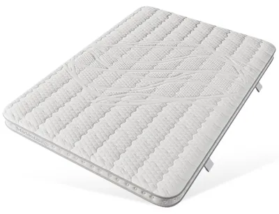 Immagine prodotto di Materasso a molle insacchettate, 7 zone, dimensioni 140x200 cm, altezza 10 cm, rigidità H3. Materasso ibrido con schiuma a freddo, OEKO-TEX STANDARD 100