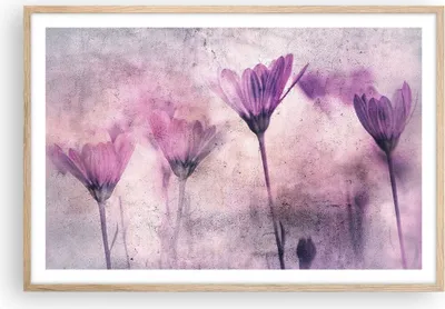 Produktbild von Gerahmtes Poster - Rahmen in heller Eiche - Blumen Rosa Vintage - 91,5x61 cm - Wand Bild - Wanddeko - Wandbilder - Kunstposter - Wandposter - Bilderrahmen - Bilder - Kunstdruck - P2NAA91x61-4432