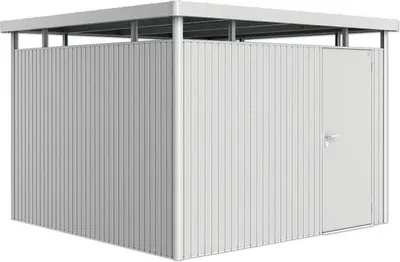Produktbild von Gartenhaus biohort HighLine Gr. H6 Einzeltür 314,3 x 314,3 silber-metallic