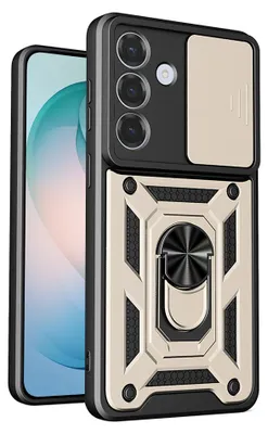 Obrázok produktu pre Techsuit - CamShield Series puzdro s posuvným krytom fotoaparátu pre Samsung Galaxy S26 Plus - zlaté