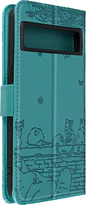 Zdjęcie produktu dla Avizar, portfel-etui typu "klapka" dla telefonu Google Pixel 8 Pro, kolor turkusowy