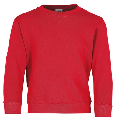 Produktbild von KIDS CLASSIC SET-IN SWEAT  | Kinder-Sweatshirt, Jungen & Mädchen, weicher Baumwollmix, Single-Jersey Nackenband, Rippbündchen
