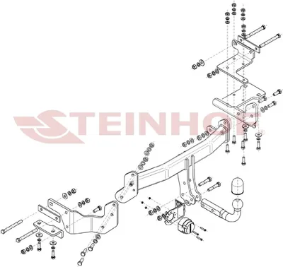 Produktbild von Z546887 Anhängerkupplung passend für KIA Sorento III 2015-2019 starr