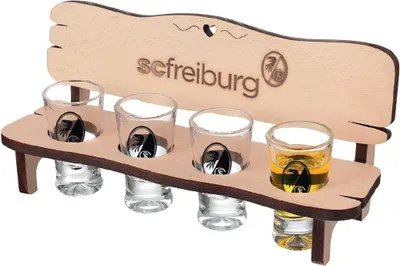 Produktbild von Famanu Borrelgläser Set von 4 - Handgemacht, ideal für jede Veranstaltung