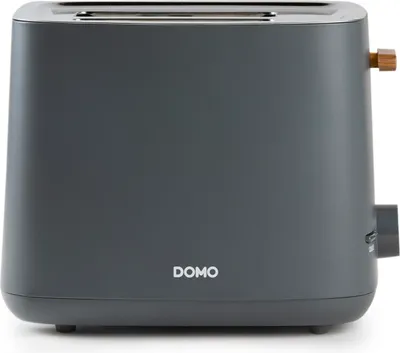 Image de Grille-pain électrique - DOMO - DO965T - 1000 W - 2 fentes - Noir