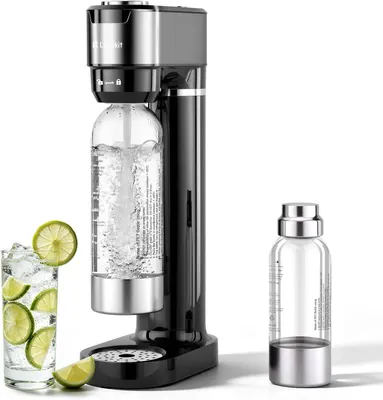 Produktbild von LLIVEKIT Wassersprudler, mit 4 einstellbaren Sprudelstufen, Schwarz