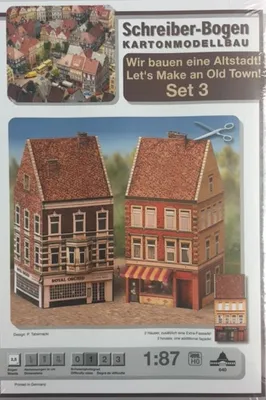 Produktbild von Schreiber-Bogen Kartonmodellbau Wir bauen eine Altstadt! Set 3 HO
