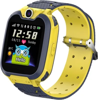 Zdjęcie produktu dla Nikcorp Wodoodporny dziecięcy smartwatch wielofunkcyjny żółty