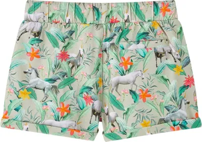 Produktbild von vidaXL Kindershorts mit Kordelzug Hellkhaki 116