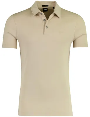 Produktbild von Poloshirt BOSS Black Jersey beige