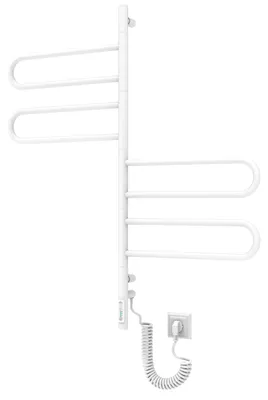 Zdjęcie produktu dla ELNA Fluger 4 Grzejnik łazienkowy elektryczny ruchome przęsła 125W 102x46 cm biały