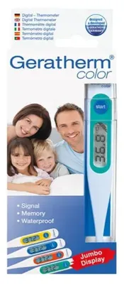 Immagine prodotto di Termometro clinico Geratherm digitale a colori 1 pz