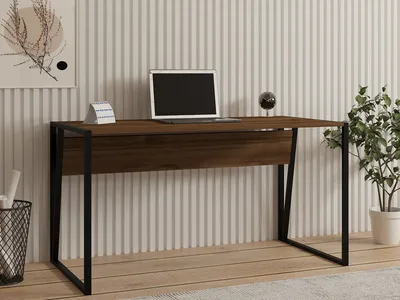 Immagine prodotto di Skye Decor, Kemer- Kemer PUQ, colore noce, nero, tavolini da salotto, 74x140x70 cm, pannello truciolare rivestito al 100% in melamina