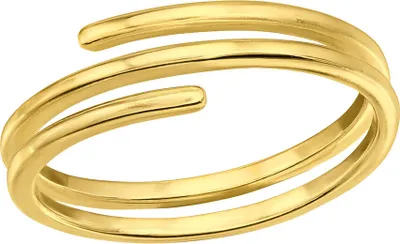 Produktbild von Wickelring gold: Ring offen aus 925 Silber 52 (16.5 mm Ø)