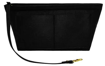 Image de Omgoods - Organisateur de sac à main avec poignée et plusieurs compartiments, en noir
