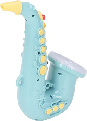 Immagine prodotto di Saxofono giocattolo per bambini ragazzi ragazze Bellissimo strumento musicale regolabile regalo di compleanno per festa Verde