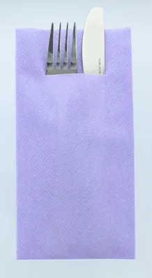 Produktbild von Airlaid Besteckservietten Lila, 40 x 40 cm, 75 Stück - Mank
