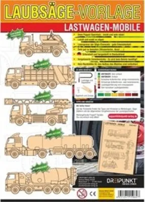 Produktbild von Laubsägevorlagen Lastwagen-Mobile