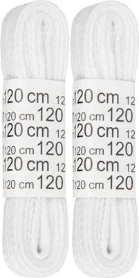 Produktbild von Schnürsenkel Sport "2 Paar" Schnürriemen - Weiß 120cm