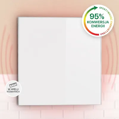 Zdjęcie produktu dla Grzejnik na podczerwień Klarstein z termostatem, grzejnik elektryczny 360W, grzejnik na podczerwień do montażu na ścianie, IR z wykrywaniem otwartego okna, płaski grzejnik pokojowy bez CO2, ekonomiczny elektryczny grzejnik ścienny