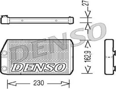 Zdjęcie produktu dla Nagrzewnica DENSO DRR09034
